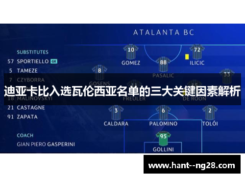 迪亚卡比入选瓦伦西亚名单的三大关键因素解析